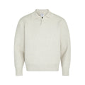 High-End Unisex Notch Lapel Sweater Old Money Style Trendy Men's Loose Long Sleeve Knitwear