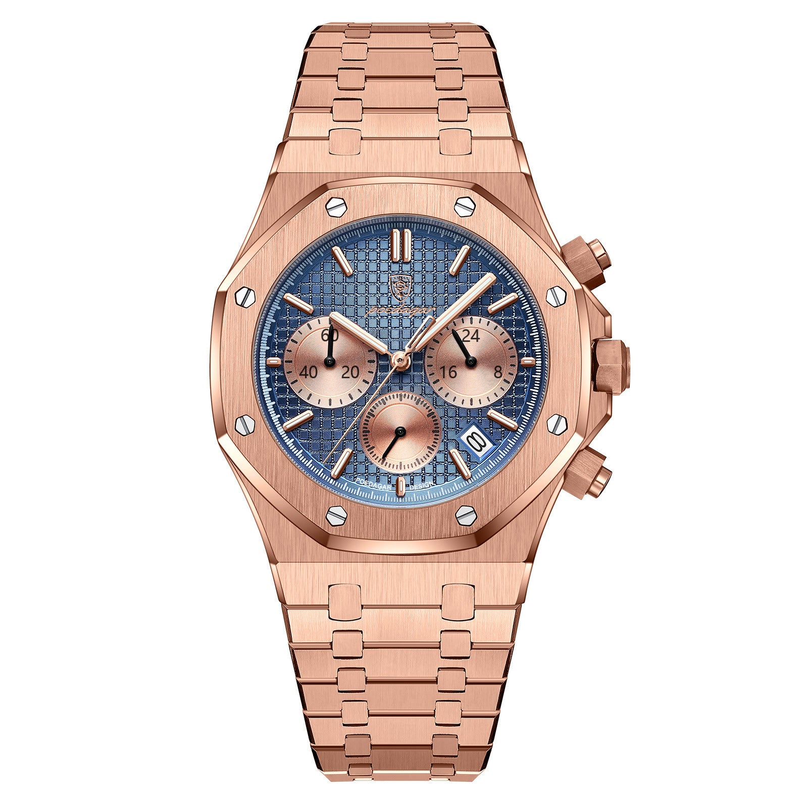 Classic Leather Quartz Watch for Men