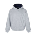 Simple old money style cardigan sweatshirt jacket