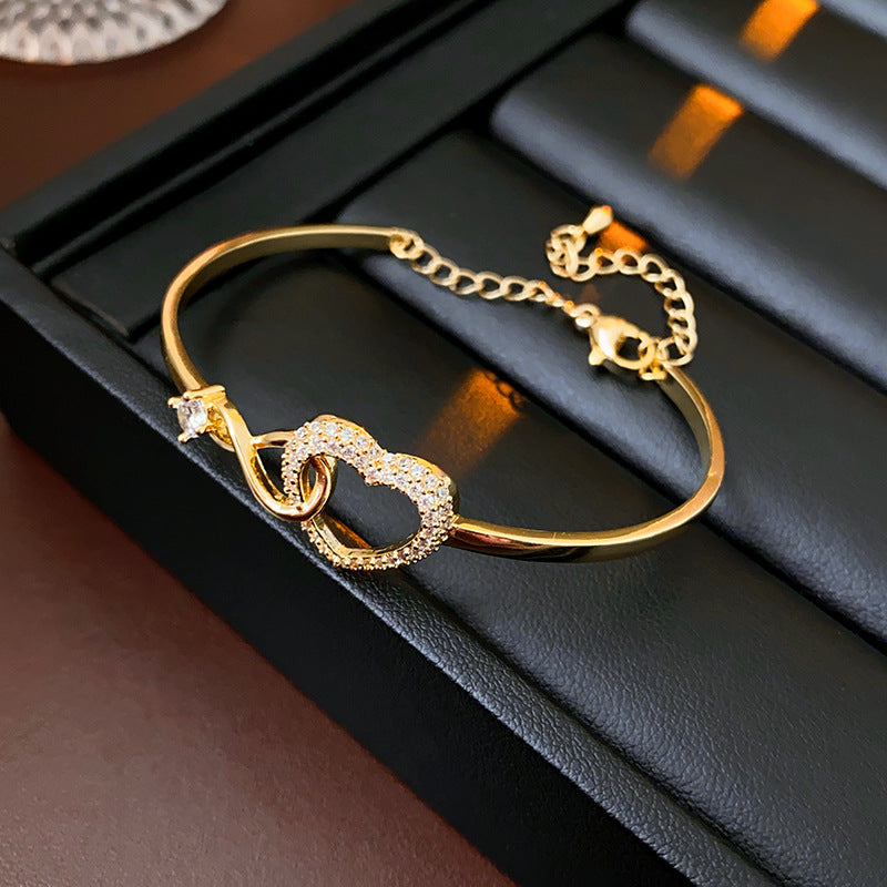 Infinite Heart Bracelet for Daughter