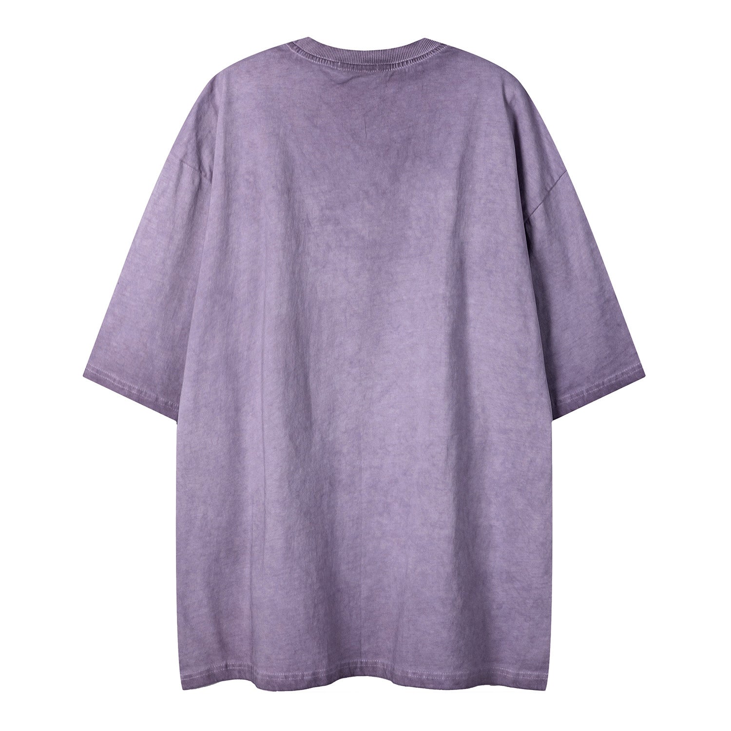 Plain Vintage-Wash Short Sleeve T-Shirt