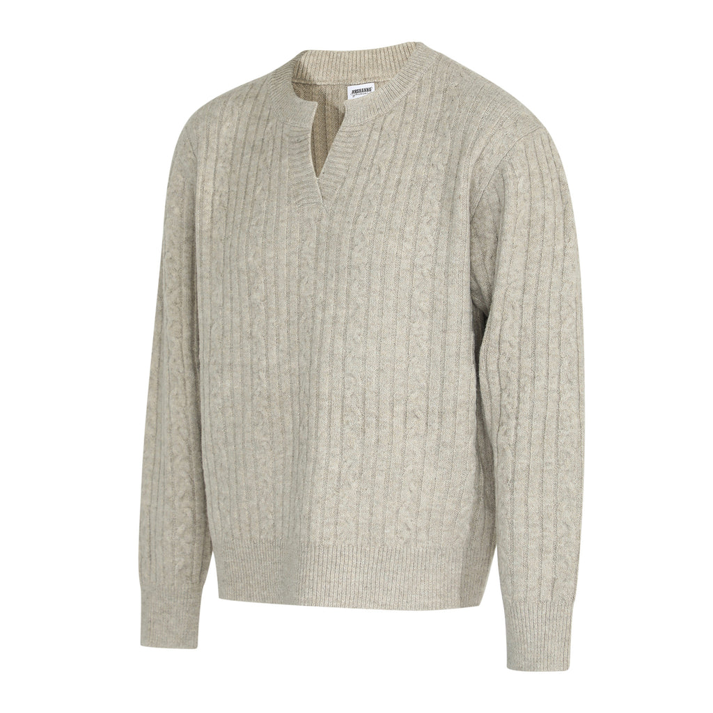 Vintage High-End Unisex Minimalist Sweater, Old Money Style, Trendy Men's Loose Long Sleeve Knitwear