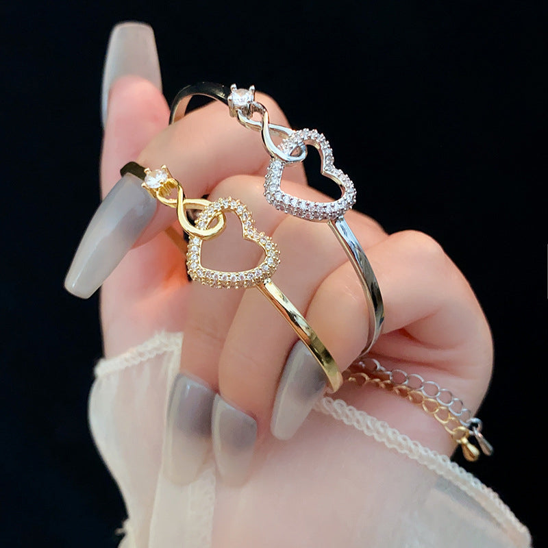 Infinite Heart Bracelet for Daughter